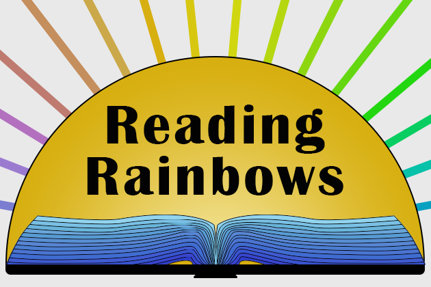 A sun, an open book, Reading Rainbows